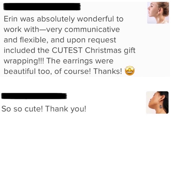 🍋2/$30 New Anthro White Quartz Earrings - Picture 7 of 9